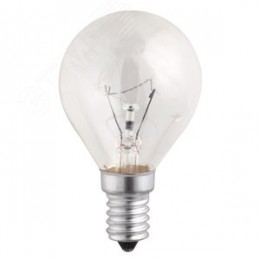 Лампа накаливания P45 240V 60 Вт E14 clear