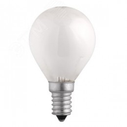 Лампа накаливания P45 240V 40 Вт E14 frosted