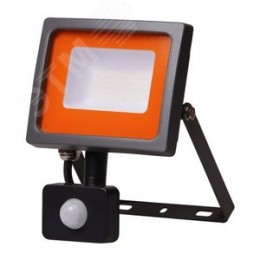 Прожектор светодиодный ДО-30 Вт SMD 6500К 2550 Лм датчик движения SMD