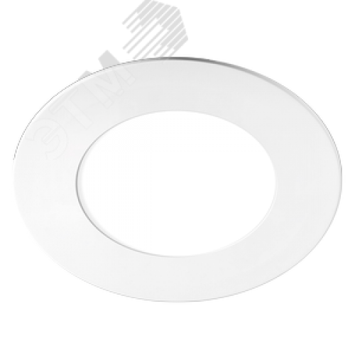 Светильник светодиодный ДВО-3w 6500K 200 Лм IP40 WH d80мм встраиваемый круг