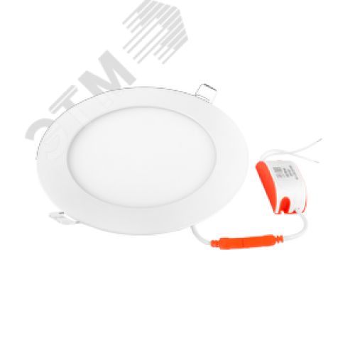 Светильник светодиодный ДВО-3w 6500K 200 Лм IP40 WH d80мм встраиваемый круг