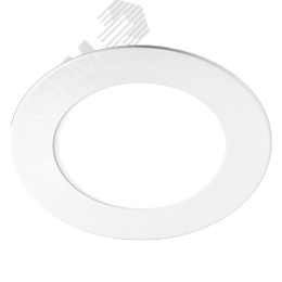 Светильник светодиодный ДВО-6w 4000K 400 Лм IP40 WH d120мм встраиваемый круг