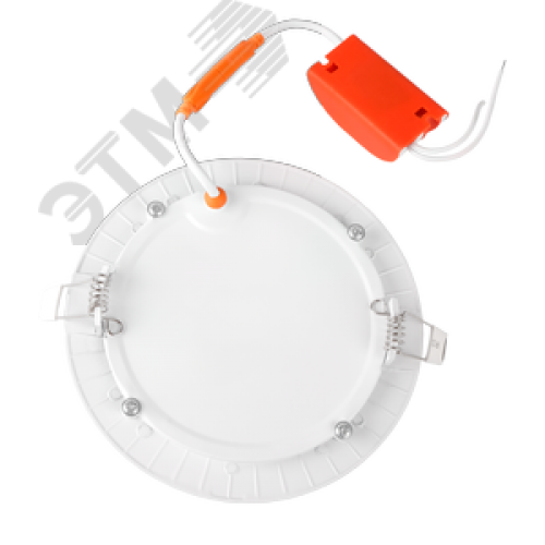 Светильник светодиодный ДВО-6w 4000K 400 Лм IP40 WH d120мм встраиваемый круг