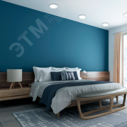 Светильник светодиодный ДВО-6w 6500K 400 Лм IP40 WH d120мм встраиваемый круг