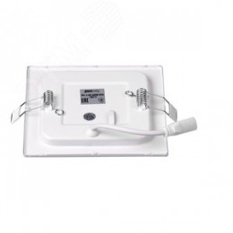 Светильник светодиодный ДВО-9w 6500K Лм IP40 WH d145мм встраиваемый круг