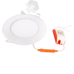 Светильник светодиодный ДВО-12w 4000K 800 Лм IP40 WH d170мм встраиваемый круг