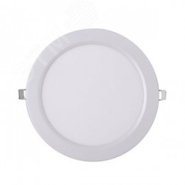 Светильник светодиодный ДВО-15w 4000K 1000 Лм IP40 WH d190мм встраиваемый круг