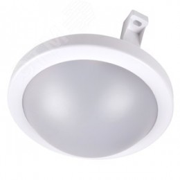 Светильник светодиодный ДБП-8W 4000K 600 Лм круглый пластик IP65