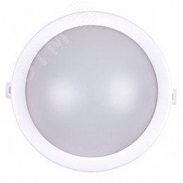 Светильник светодиодный ДБП-8W 4000K 600 Лм круглый пластик IP65