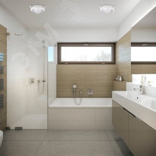 Светильник светодиодный ДБП-8W 4000K 600 Лм круглый пластик IP65