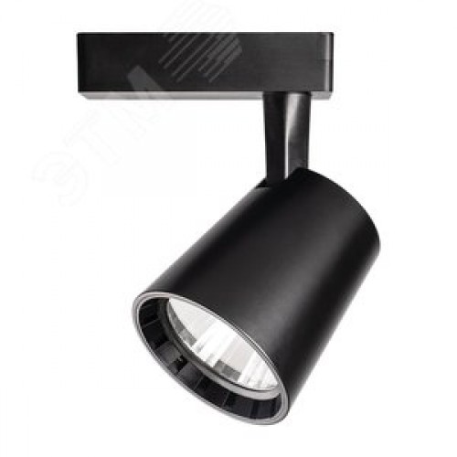 Светильник светодиодный трековый на шинопровод ДПО- 15w 4000K 24 град BL (чёрный) IP40