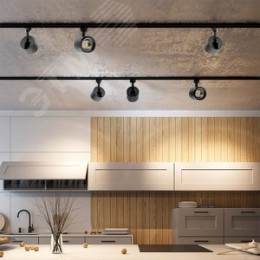 Светильник светодиодный трековый на шинопровод ДПО-30w 4000K 24 град BL (чёрный) IP40