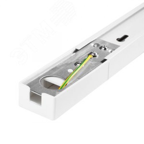 Шинопровод белый 2м PTR 2M-WH с токоподводом и заглушкой