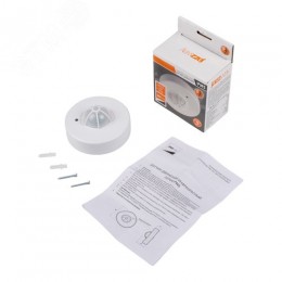 Датчик движения PMS-IR 024 1200 Вт 360 градусов 2-6м IP20 WH