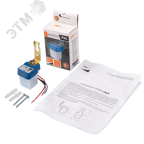 Фотореле PMS PR 600 1200Вт IP44 WH