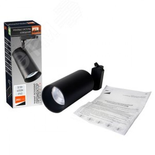 Светильник светодиодный трековый на шинопровод ДПО-32Вт 4000K 3000 Лм 24 град BL (чёрный) IP40