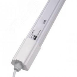 Светильник светодиодный влагозащищенный ДСП-40Вт 6500К 3600Лм прозрачн. рассеиватель IP65