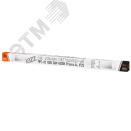 Светильник светодиодный ДПО-36 4000К 3600Лм IP20 призматический рассеиватель