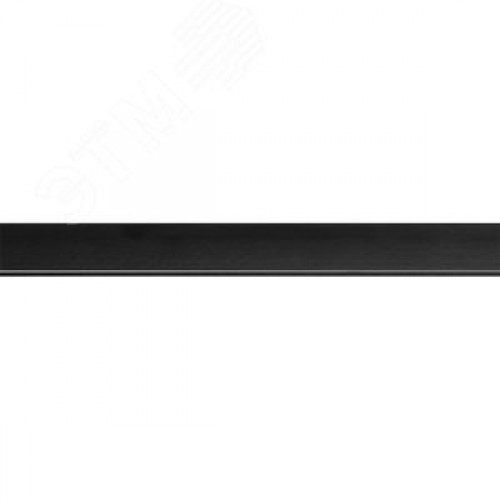 Шинопровод чёрный 1м PTR 1M-BL с токоподводом и заглушкой