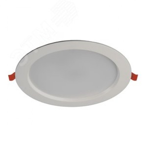 Светильник светодиодный встраиваемый ДВО-12w 6500K 1020Лм IP40, белый