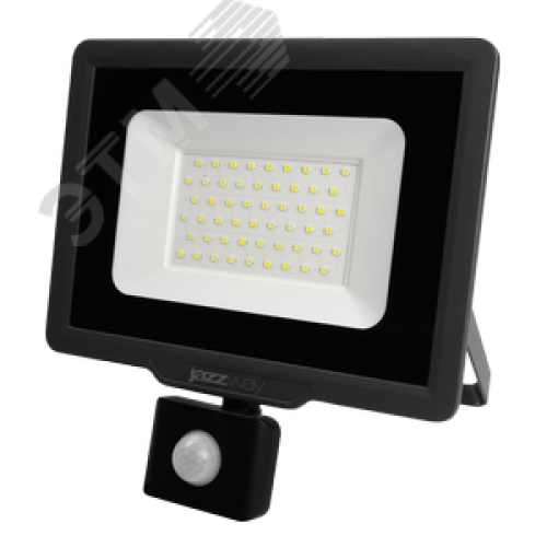 Прожектор светодиодный ДО-50 Вт 6500К 5000 Лм IP65 с датчиком движения