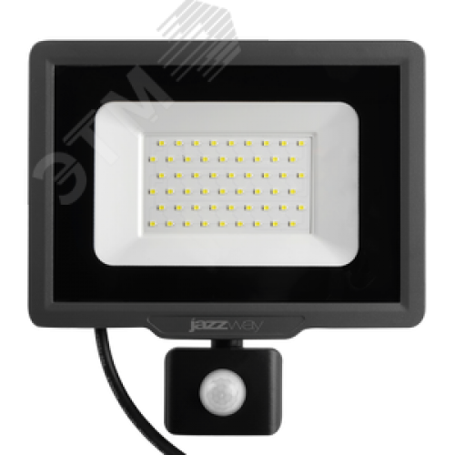 Прожектор светодиодный ДО-50 Вт 6500К 5000 Лм IP65 с датчиком движения