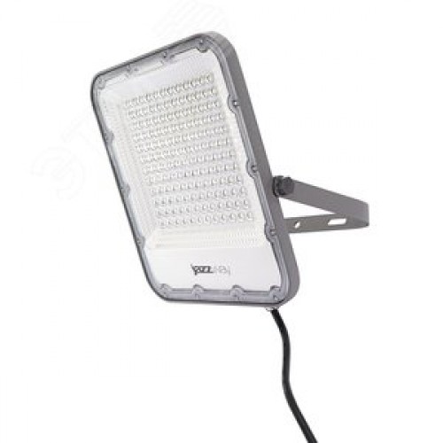 Прожектор светодиодный ДО-100 Вт 11000 Лм 6500К IP65 200-240 В LED угол светораспределения 80 градусов -40...50С литой алюминий с антикоррозийным покрытием линзовый модуль