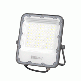 Прожектор светодиодный ДО-100 Вт 11000 Лм 6500К IP65 200-240 В LED угол светораспределения 80 градусов -40...50С литой алюминий с антикоррозийным покрытием линзовый модуль