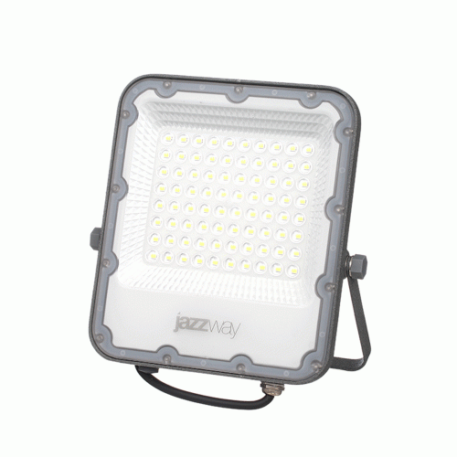 Прожектор светодиодный ДО-100 Вт 11000 Лм 6500К IP65 200-240 В LED угол светораспределения 80 градусов -40...50С литой алюминий с антикоррозийным покрытием линзовый модуль