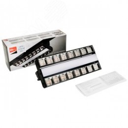 Светильник светодиодный трековый на шинопровод черный ДПО-60Вт IP40 4000К PTR 1732