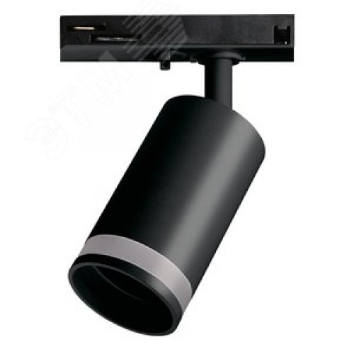 Светильник светодиодный трековый на шинопровод черный ДПО-50Вт под лампу GU10 IP20 PTR 1732