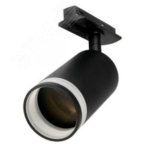 Светильник светодиодный трековый на шинопровод черный ДПО-50Вт под лампу GU10 IP20 PTR 1732