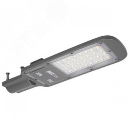 Светильник светодиодный уличный ДКУ-30Вт 5000К 3000Лм посадочный диаметр 40 класс энергоэффективности A++ индекс Ra>70 -40..+50C IP65 гарантия 3года