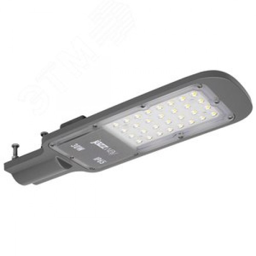 Светильник светодиодный уличный ДКУ-30Вт 5000К 3000Лм посадочный диаметр 40 класс энергоэффективности A++ индекс Ra>70 -40..+50C IP65 гарантия 3года