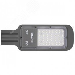 Светильник светодиодный уличный ДКУ-30Вт 5000К 3000Лм посадочный диаметр 40 класс энергоэффективности A++ индекс Ra>70 -40..+50C IP65 гарантия 3года