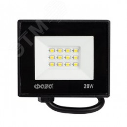 Прожектор светодиодный СДО-20 20 Вт 6500К 1600 Лм IP65 ФАZА