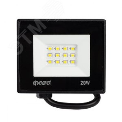 Прожектор светодиодный СДО-20 20 Вт 6500К 1600 Лм IP65 ФАZА