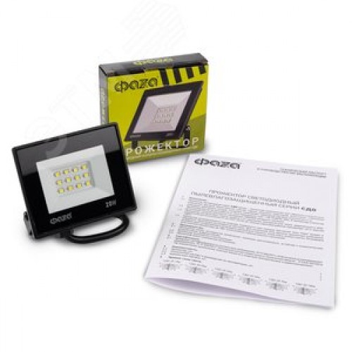 Прожектор светодиодный СДО-20 20 Вт 6500К 1600 Лм IP65 ФАZА