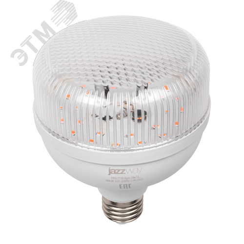 Лампа светодиодная LED 24Вт T130 Е27 фитолампа для растений прозрачная 5050365 JazzWay