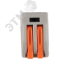 Клеммы монтажные многоразовые PTC-2P 222-412 450V 32A 0,08-2,5(4.0)mm2 , 2 отверстия, серые 50 шт.