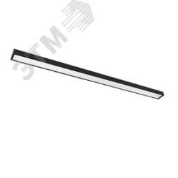 Светильник светодиодный ДПО-24вт 4000K 1950Лм IP40 черный