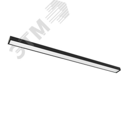 Светильник светодиодный ДПО-24вт 4000K 1950Лм IP40 черный