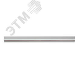 Шинопровод белый (пластик) 1м PTR P 1M-WH с токоподводом и заглушкой
