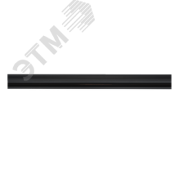 Шинопровод черный (пластик) 2м PTR P 2M-BL с токоподводом и заглушкой