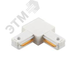Коннектор белый (пластик) L- обр. PTR P CL-WH