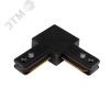 Коннектор черный (пластик) L- обр. PTR P CL-BL