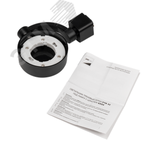 Светильник светодиодный трековый на шинопровод ДПО GX53 PTR 32 GX53 BL 230 В IP20 без лампы черный корпус