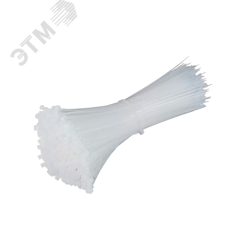 Кабельные стяжки (хомуты) PCT 7,6x500-100 белые PA6.6 (100 шт/уп)