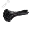 Кабельные стяжки (хомуты) PCT 4,8x200-100 черные PA6.6 (100 шт/уп)