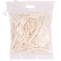 Дюбель-хомут для круглого кабеля белый  05-11 Jazzway (100 шт/уп)